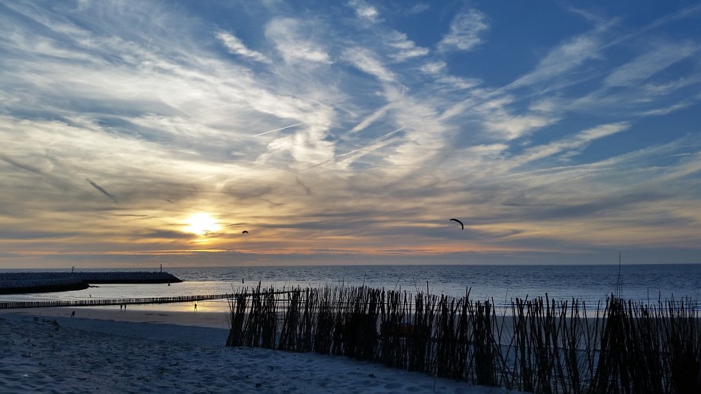 Sunset in Cadzand